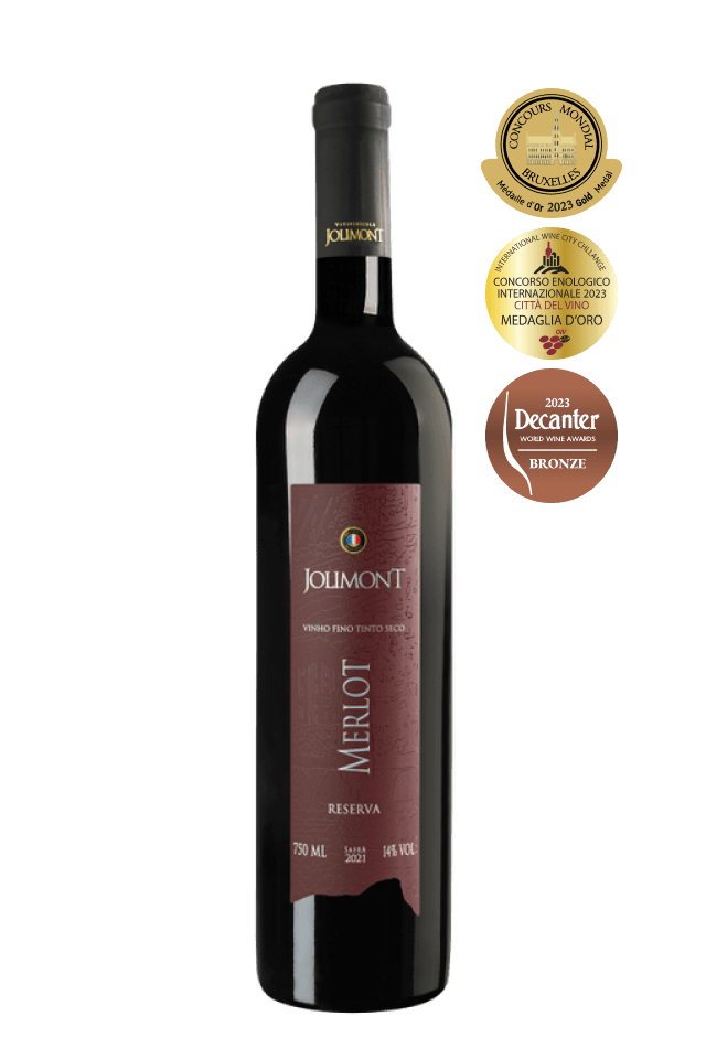 Vinho Merlot Reserva Jolimont premiado
