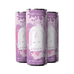 Kit com 3 Espumantes em Lata Moscatel Rosé Artse by Jolimont
