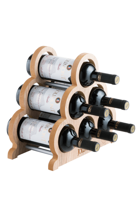 Adega-Cacho-Marrom-para-6-Vinhos