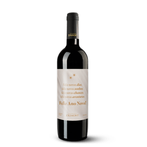 Vinho Cabernet Sauvignon com Carvalho Jolimont + Rótulo Presenteável para Vinho Jolimont - Felicitações de Novo Ano