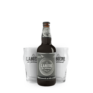 Cerveja Oatmeal Stout 500ml + 2 Copo de Cerveja 473ml Jolimont